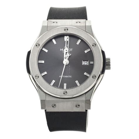 hublot titanium prix|Hublot 18k with rubber strap.